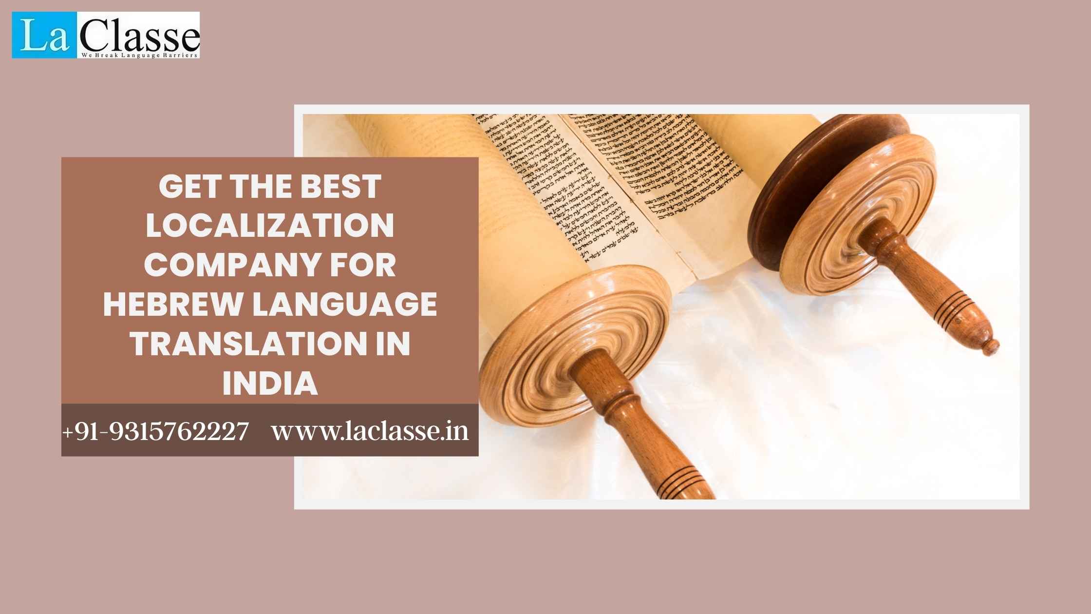 Get the Best Localization Company for Hebrew Language Translation in India